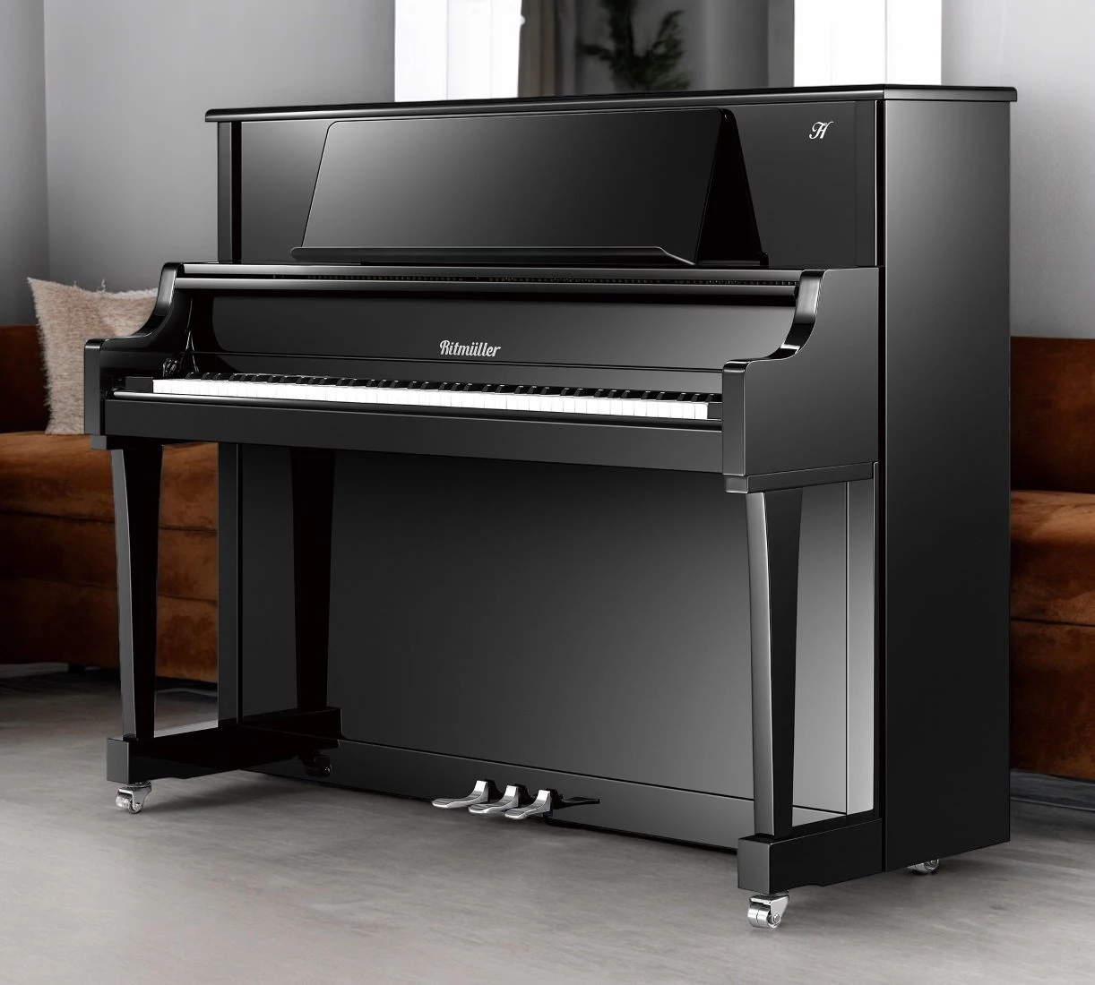 Акустическое пианино RITMULLER QU1-RSH 119 BK